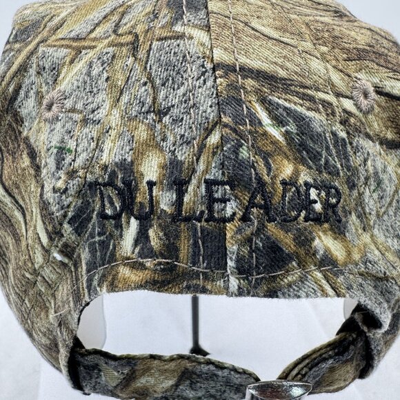 Ducks Unlimited Camouflage Hat Adjustable Strap Embroidered Logo DU Leader OS - Picture 6 of 10